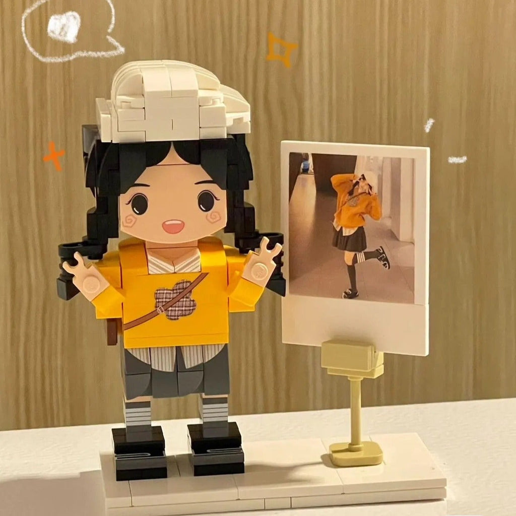 1人/匹+持ち物スタイル·母の日 ブリック フィギュア カスタマイズ可能 フルボディ 1人 カスタム ブリック フィギュア - Fallook