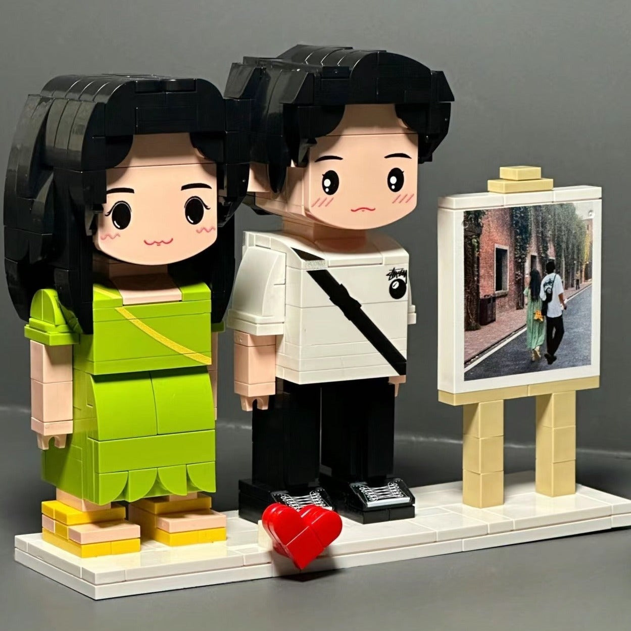 小さいブロックで作ったブロック人形のダックスフントのオーダーメイド - Fallook