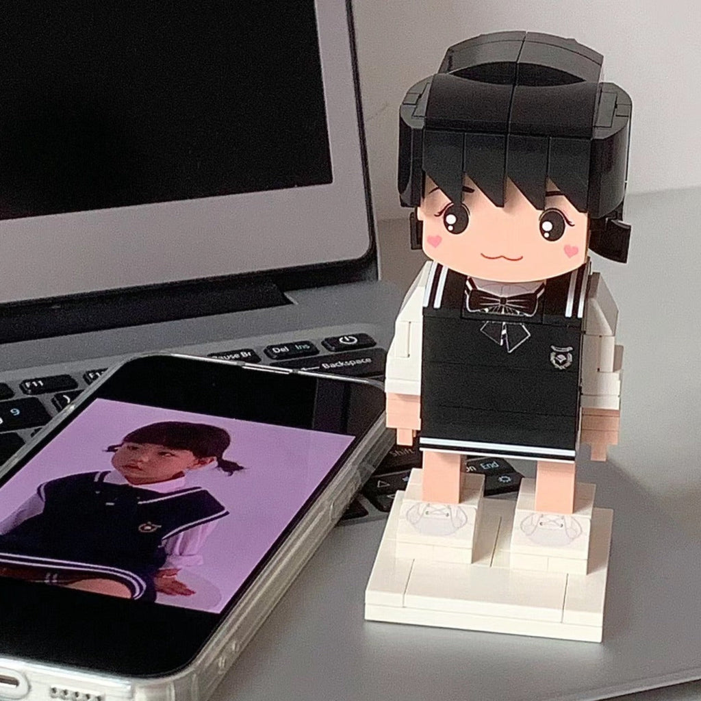 小さいブロックで作ったブロック人形のラブラドールのオーダーメイド - Fallook