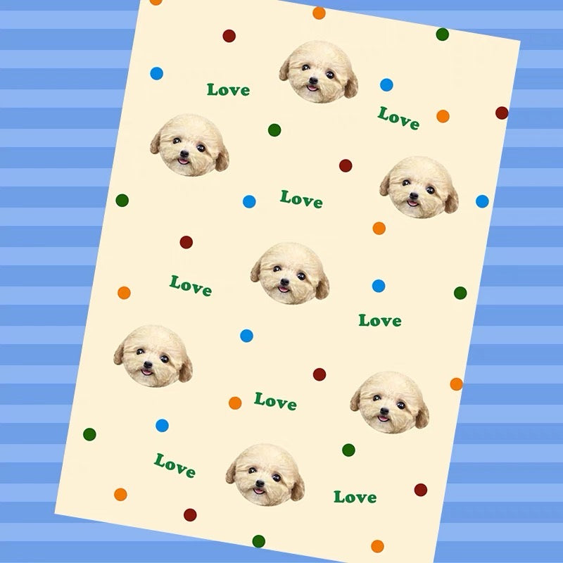 うちの子グッズ ブランケット ペット 写真 愛犬猫 オーダーメイド