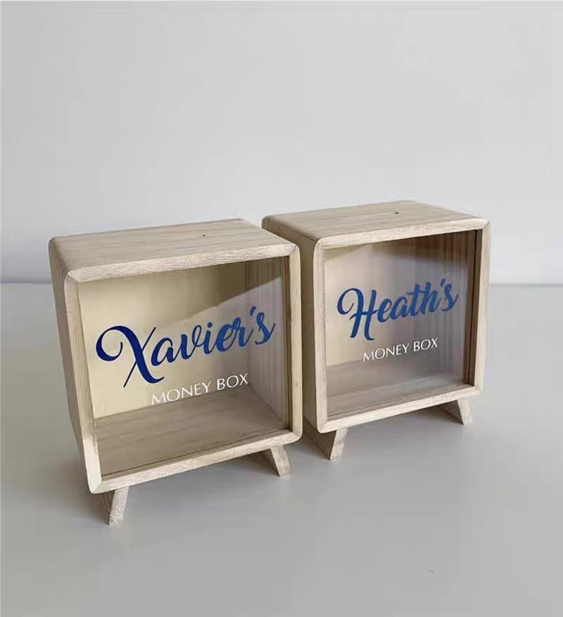 オリジナル貯金箱-自分の名前をカスタマイズする - Fallook