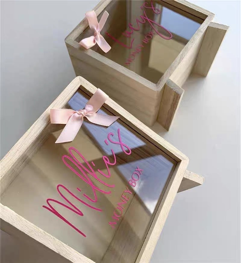 オリジナル貯金箱-自分の名前をカスタマイズする - Fallook