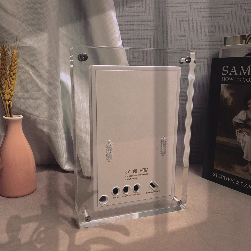 デジタル フォトフレーム 5インチ 内蔵メモリー4GB 写真 動画再生 広角視野 - Fallook