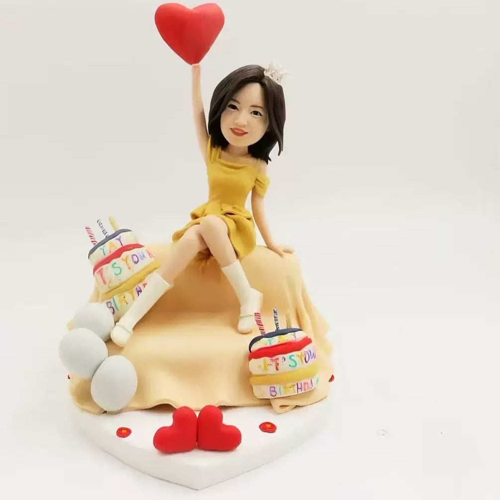 【オーダーメイド】お写真から作るオリジナル立体似顔絵フィギュア 🎵アイドル🎵俳優🎵自分そっ クレイ彫刻でくり人形🎵フィギア人形🎵粘土　制作依頼　小ロット クレイ彫刻です