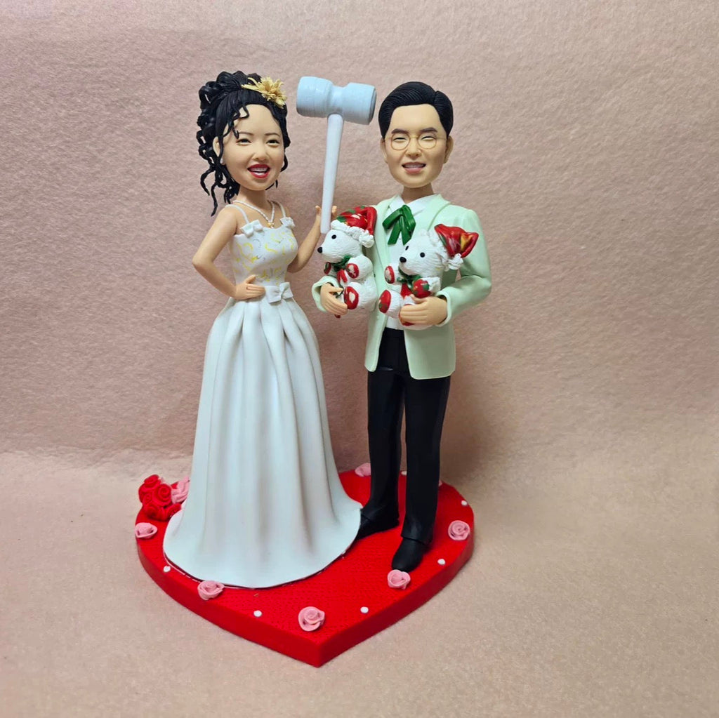 【オーダーメイド】お写真から作るオリジナル立体似顔絵フィギュア 🎵アイドル🎵俳優🎵自分そっ クレイ彫刻でくり人形🎵フィギア人形🎵粘土　制作依頼　小ロット クレイ彫刻です