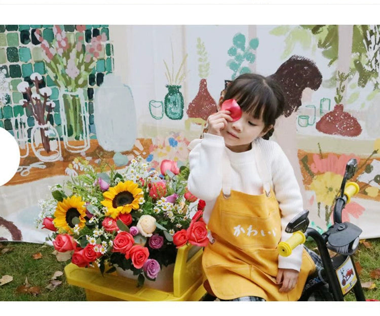 子供用エプロンをカスタマイズします【お子様の名前入り】 - Fallook