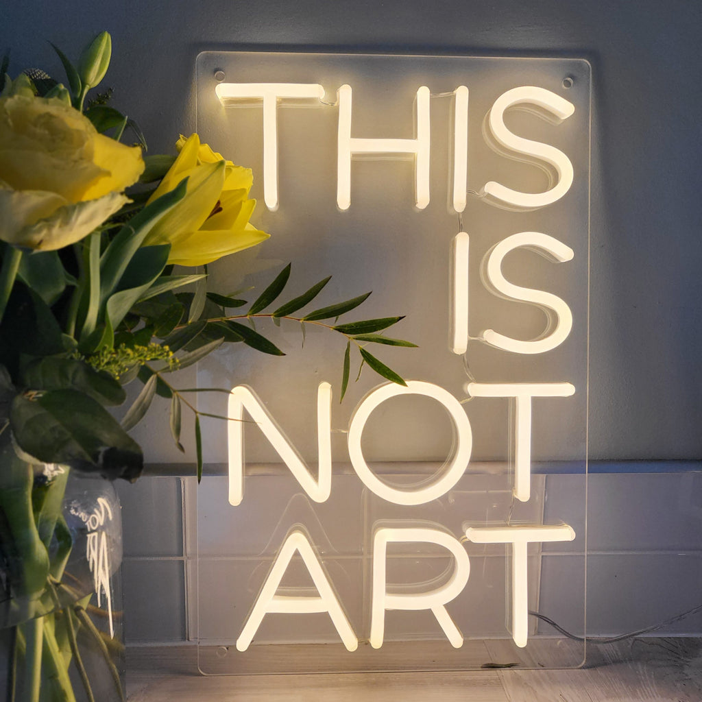 これはアートネオン装飾マルチカラーではありません - Fallook