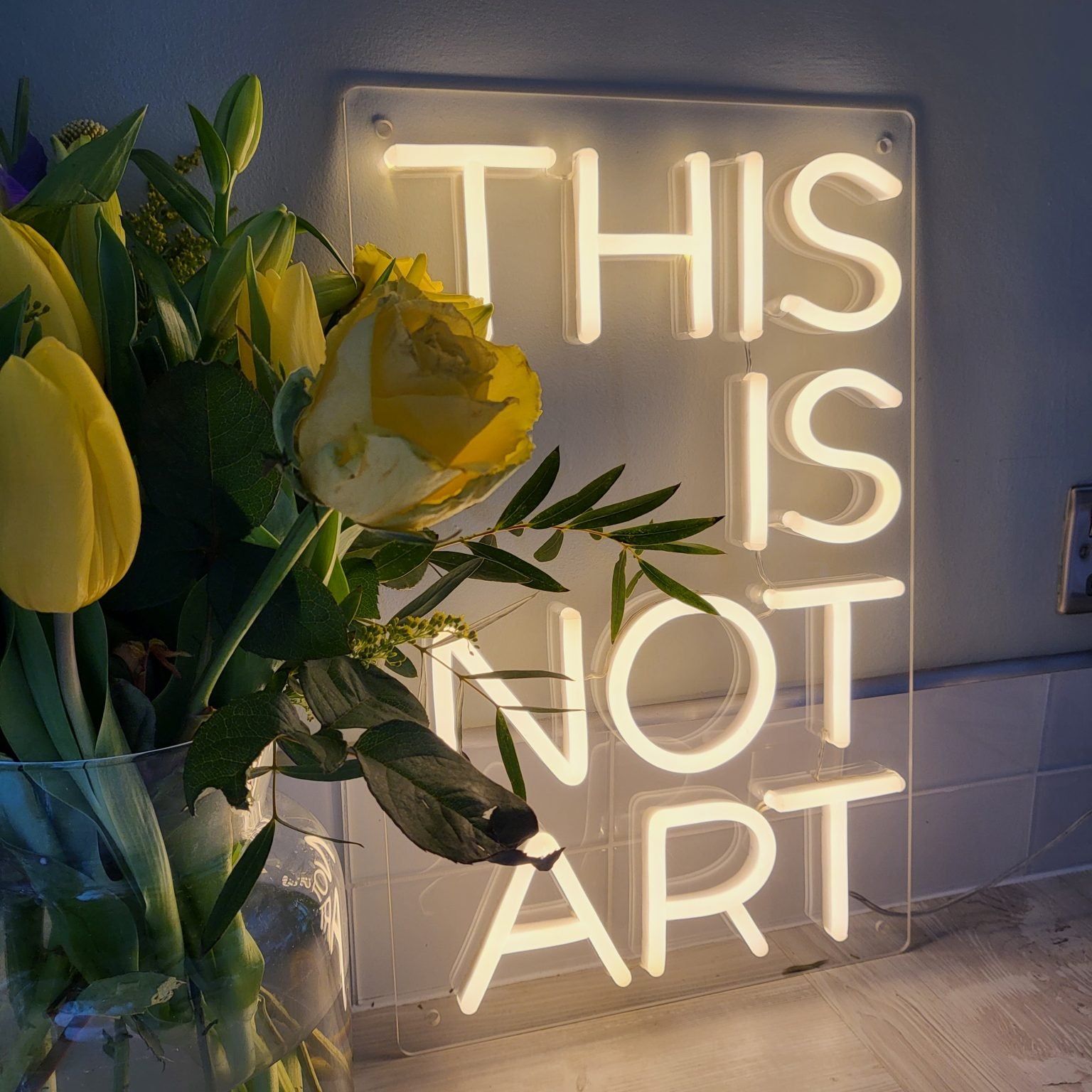 これはアートネオン装飾マルチカラーではありません - Fallook