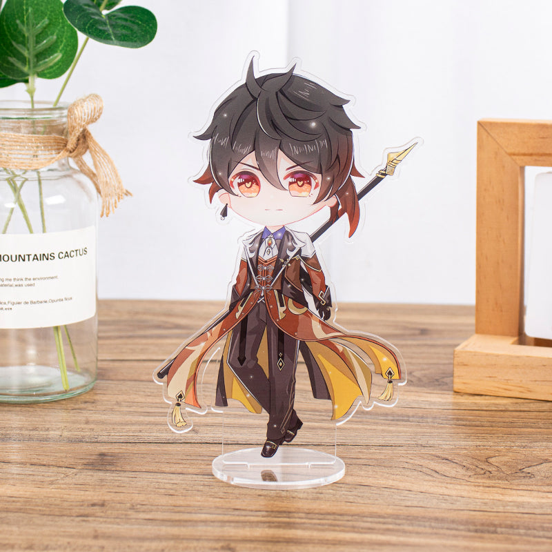 アクリルスタンドカスタム透明装飾お土産誕生日プレゼントペット猫犬キーホルダーアニメキャラクター漫画 - Fallook