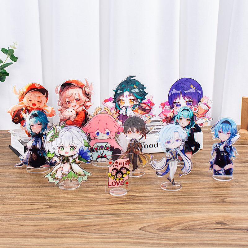 アクリルスタンドカスタム透明装飾お土産誕生日プレゼントペット猫犬キーホルダーアニメキャラクター漫画 - Fallook