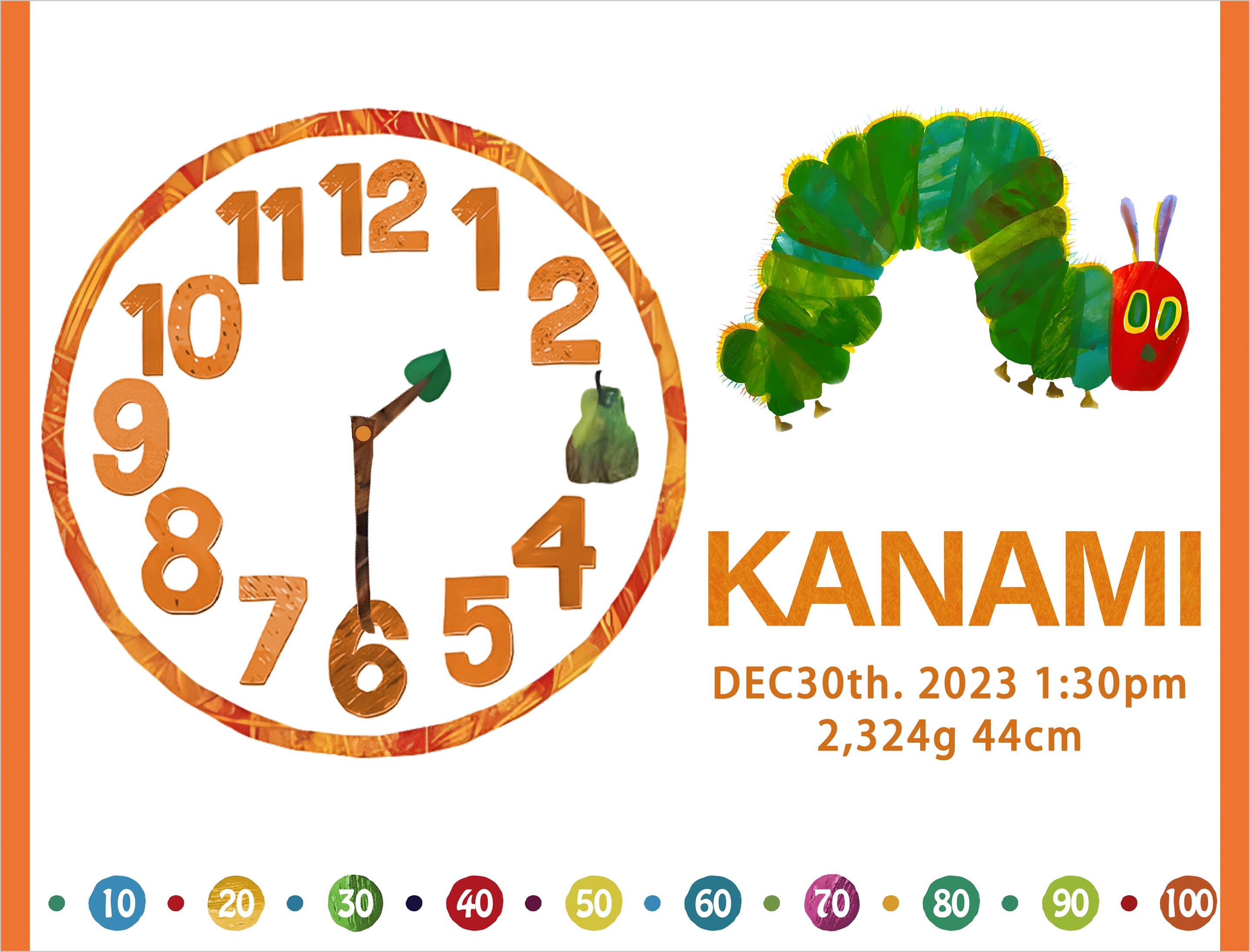 絵本テイストが大人気です!名前入りの絵本柄ブランケットです｜時計 - Fallook