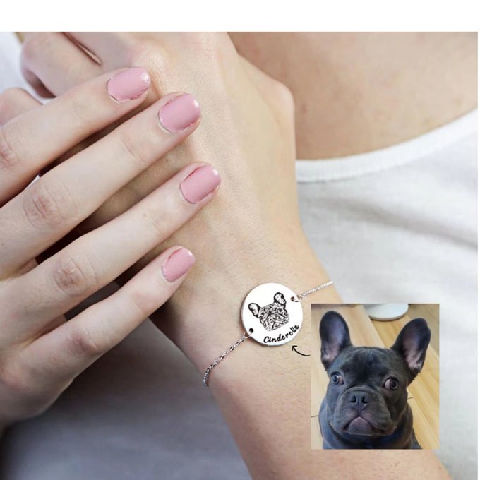 【愛犬の顔で作る世界に一つの犬ペンダント】 オーダーメイド ペンダント - Fallook