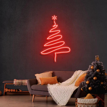 クリスマスツリーのネオンサイン · クリスマスのネオンサイン  · 部屋 ネオン ライト