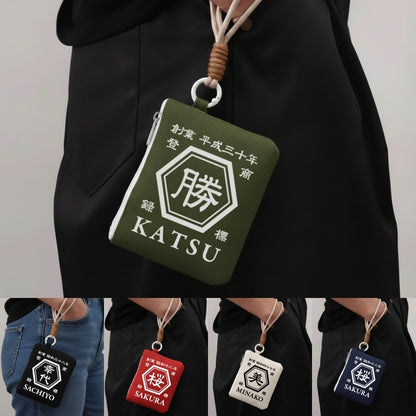 NEW ARRIVAL! 【カスタムオーダー】リストレットポーチ・斜めがけバッグ・スマホポーチ 携帯電話ポーチ☆商店風☆