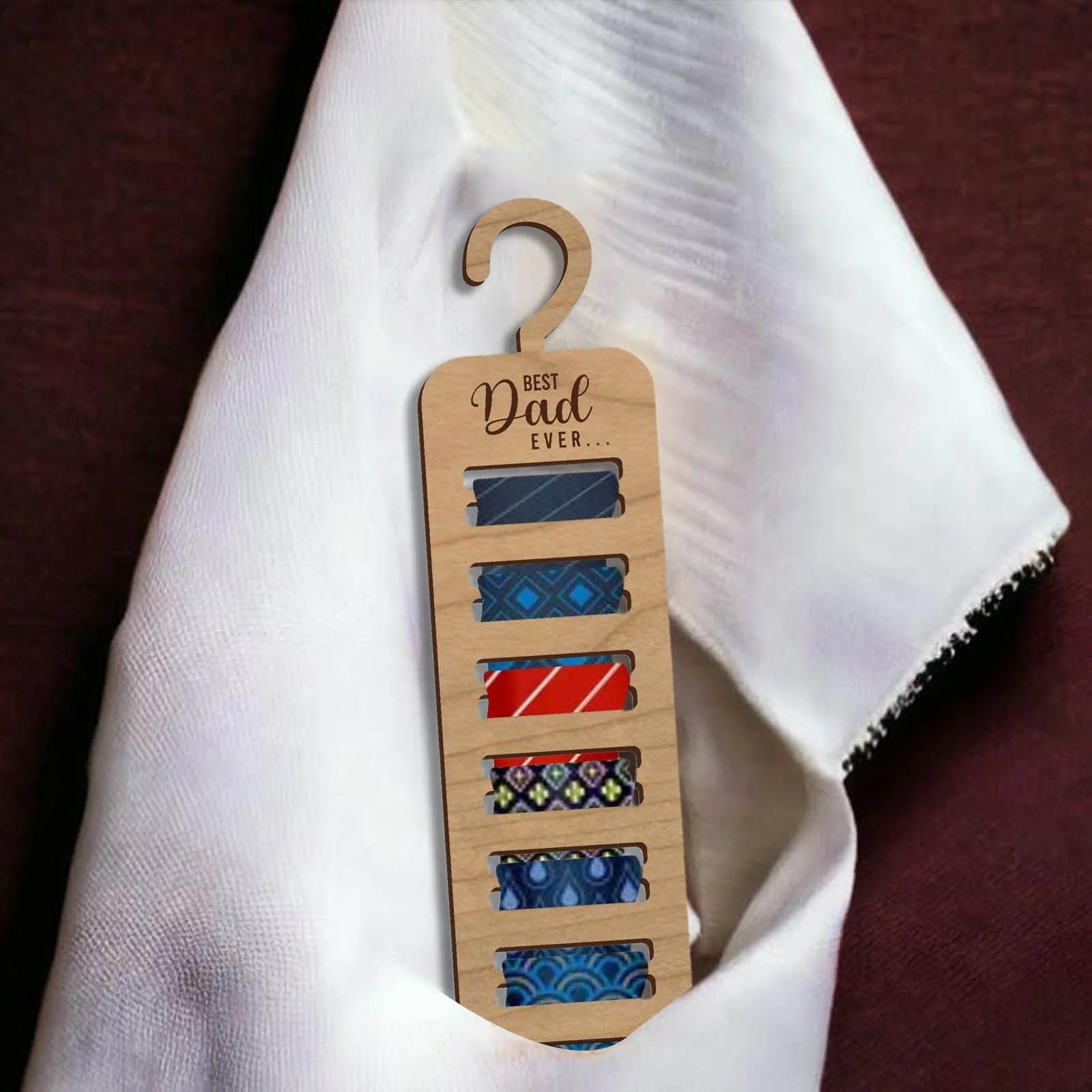 父の日木製クラフトタイラック - スペースセービング＆マルチファンクション