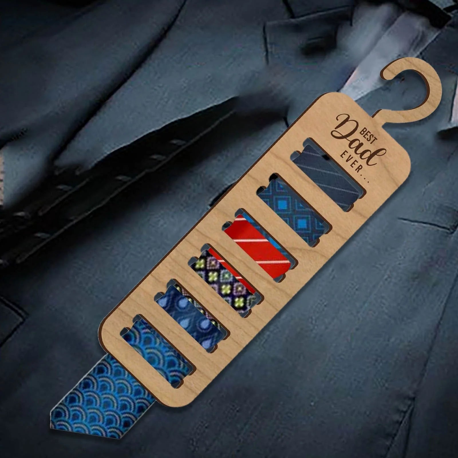 父の日木製クラフトタイラック - スペースセービング＆マルチファンクション