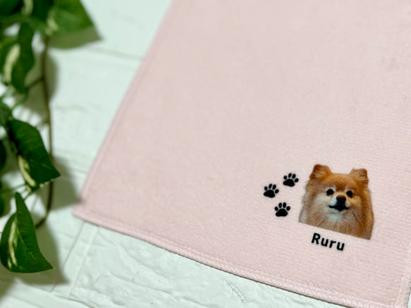 🐱🐶 Customize a handkerchief with your pet's portrait and name • My child's mini towel • My child's gift • My child's goods • My child's blanket • My child's order • Gift return