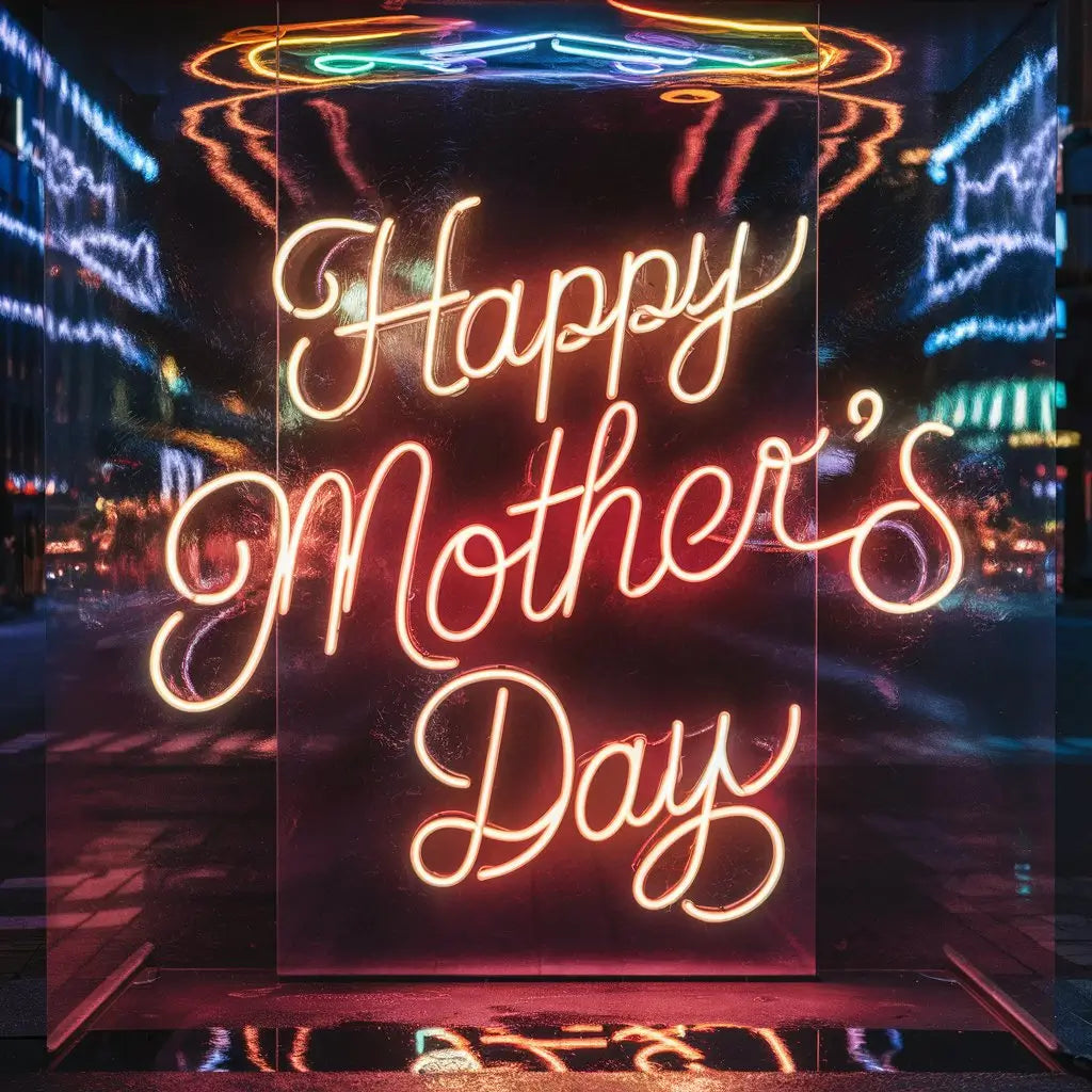 ハッピー母の日ネオンサイン - Fallook