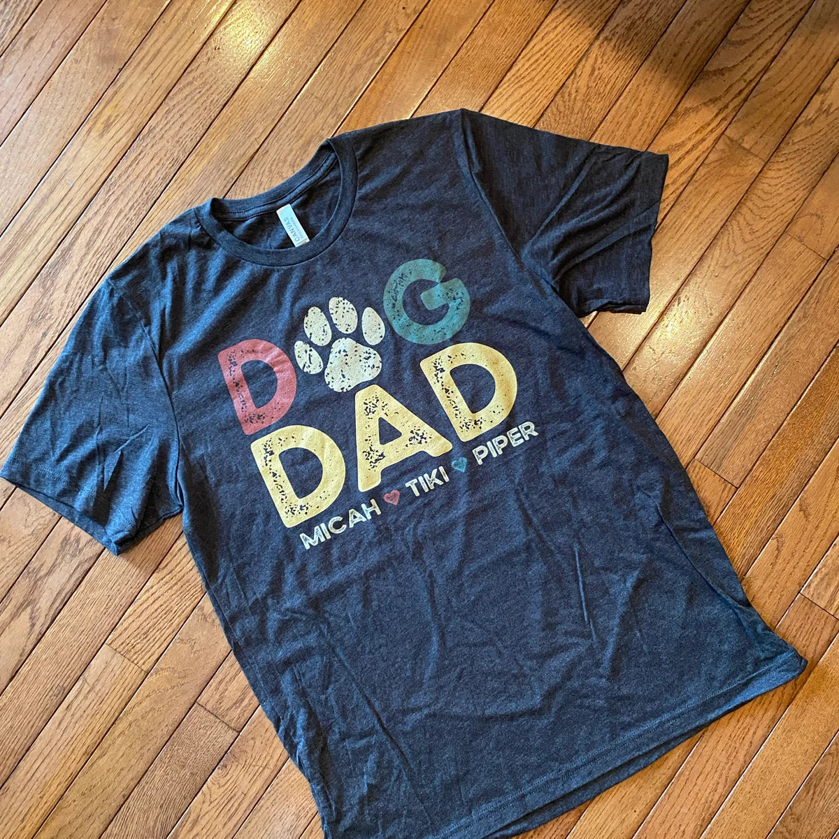 ペットの名前入り「ペットパパTシャツ」