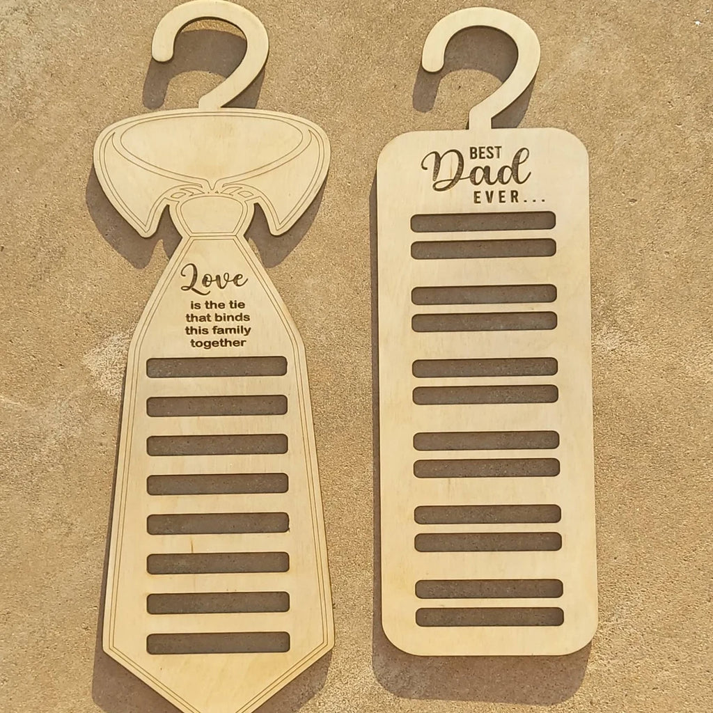 父の日木製クラフトタイラック - スペースセービング＆マルチファンクション