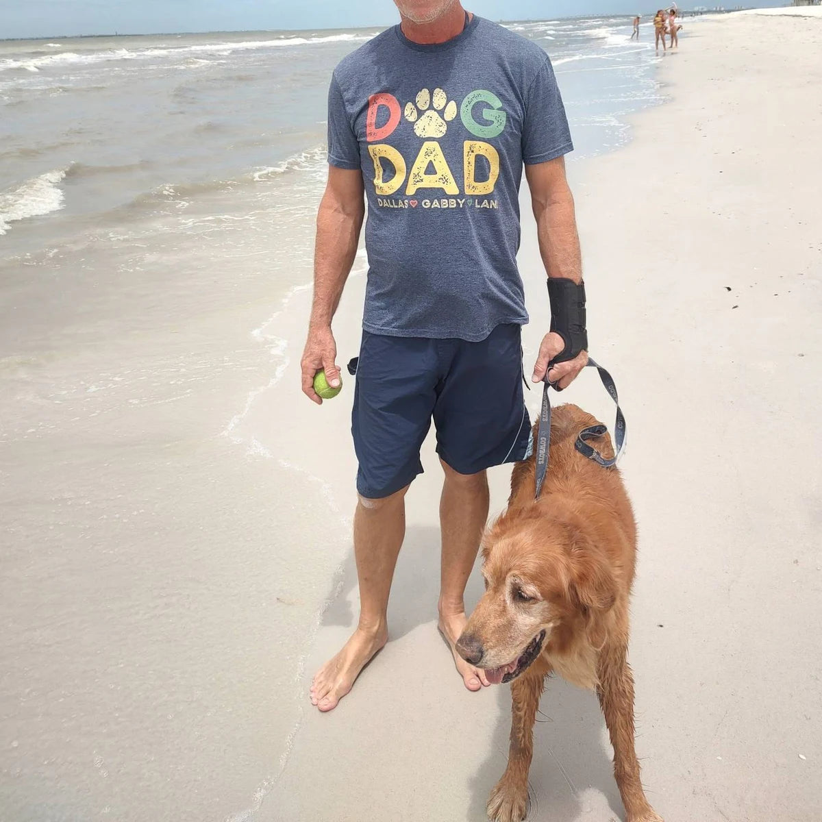 ペットの名前入り「ペットパパTシャツ」