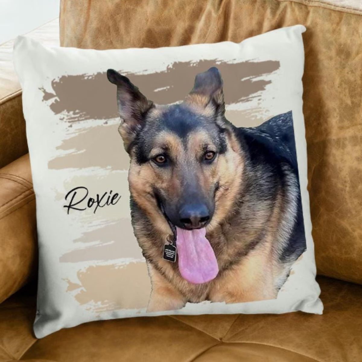 パーソナライズされたペット枕  ラインスタイルです 肖像