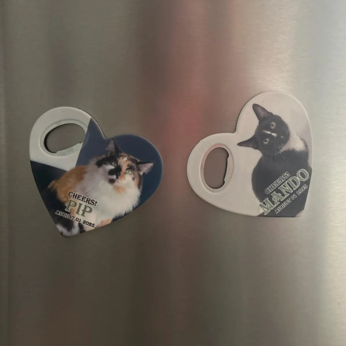 New！【オーダーメイド】パーソナライズド 犬の誕生日 マグネットボトルオープナー