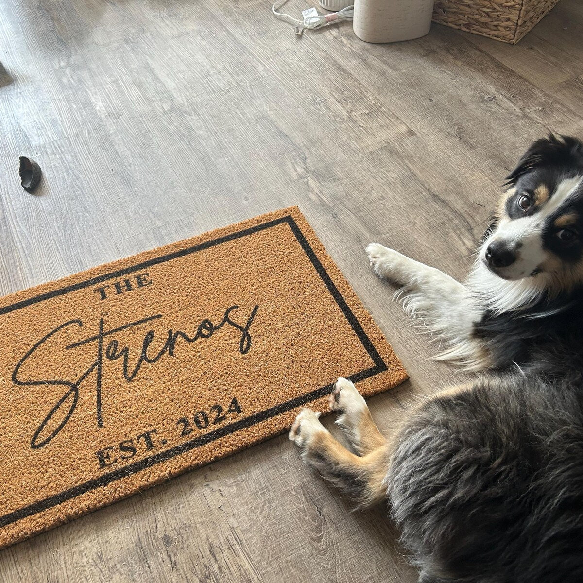 パーソナライズド ドアマット 名前入り  「住宅用·店舗用·業務用推奨」