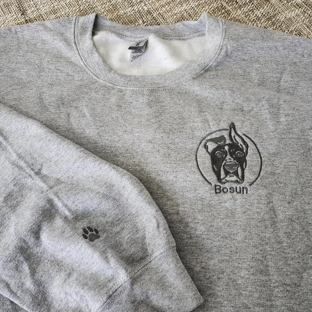 ❤️ペットの肖像刺繍（ラインドローイングスタイル）