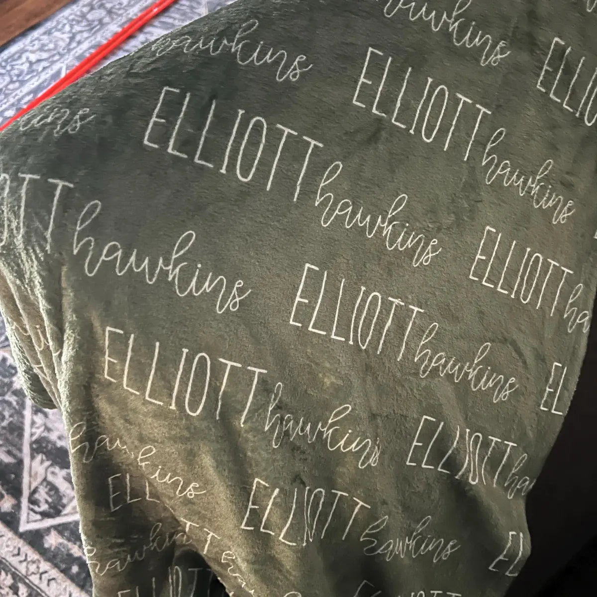 [Earth] Baby Gift Name Blanket Boy Girl Baby Baby Child Celebration Gift Birthday Gift