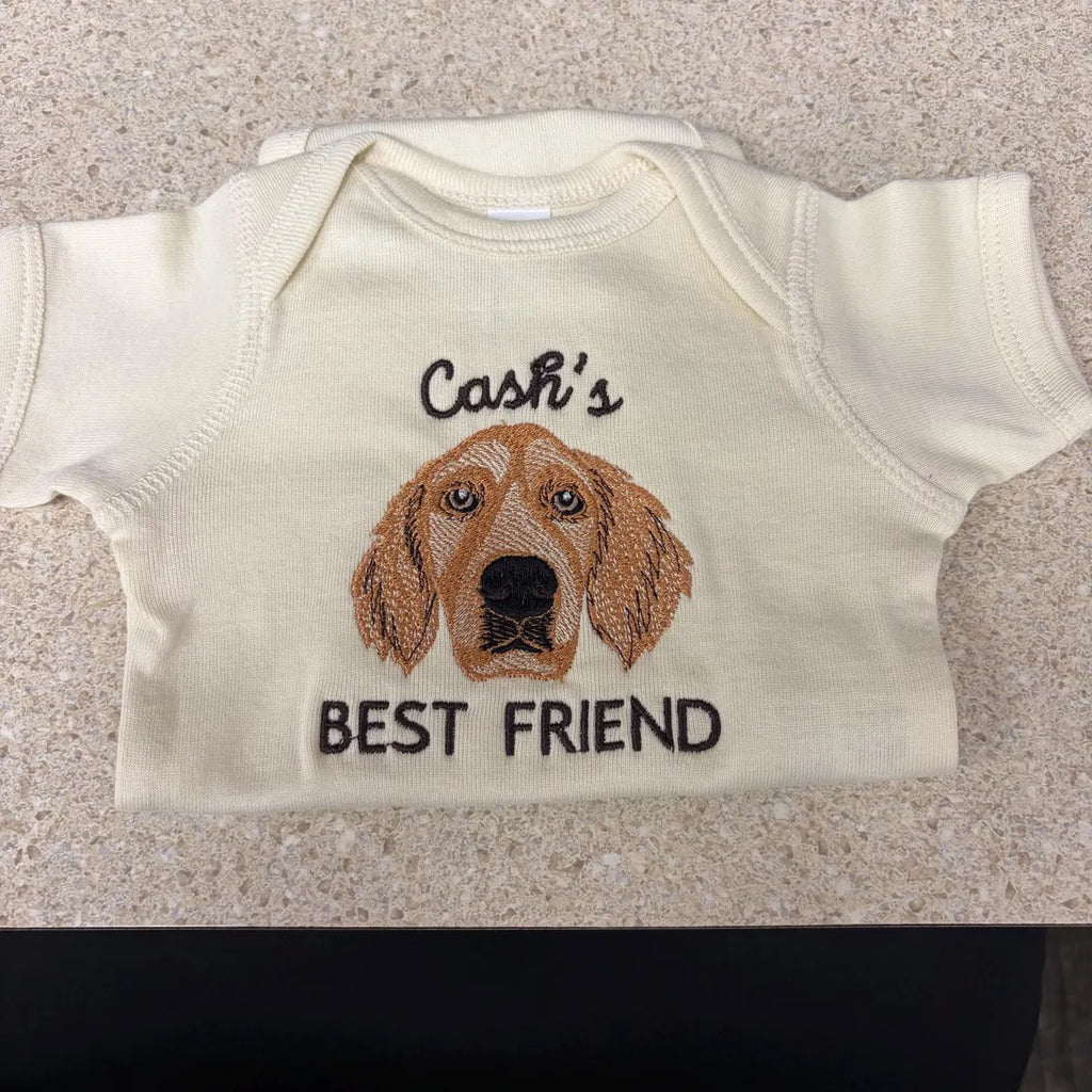 Shop style baby clothes/rompers with names on them