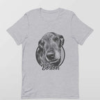 犬·猫 ペットの写真 アバター を入れたカスタマイズされた Ｔシャツ 大きなアバター 大きなアバター - Fallook