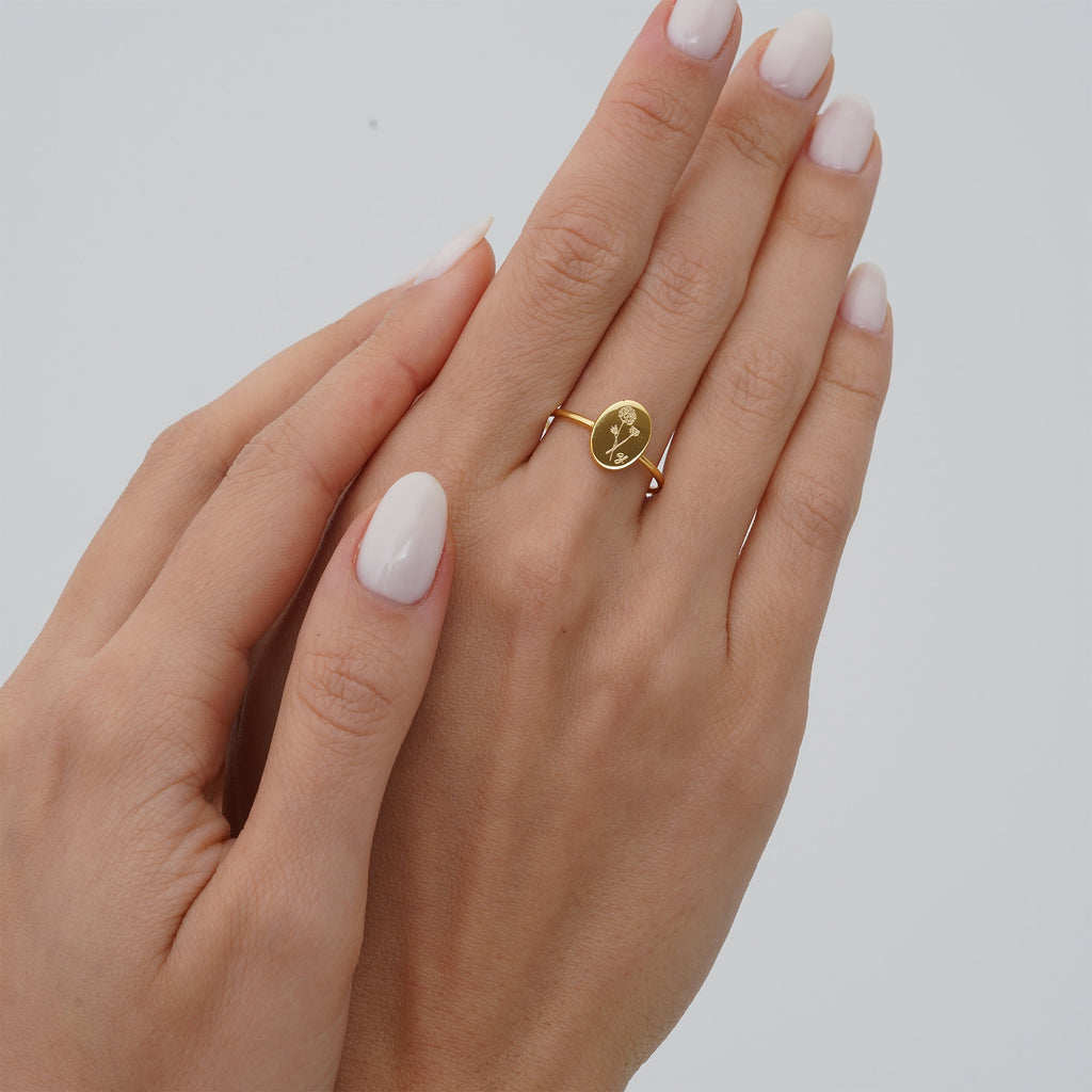 Birth Flower 誕生花リング 50以上の花シリーズ！ - Fallook