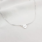 心とパーソナライズ名のネックレス - Fallook