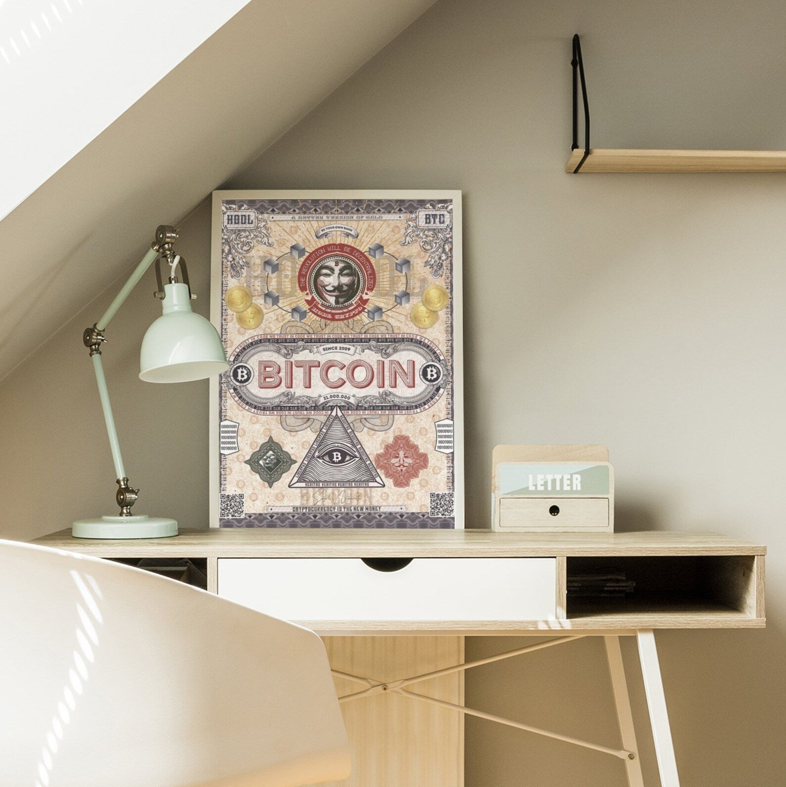 ビットコイン クリプト HODL ポスター