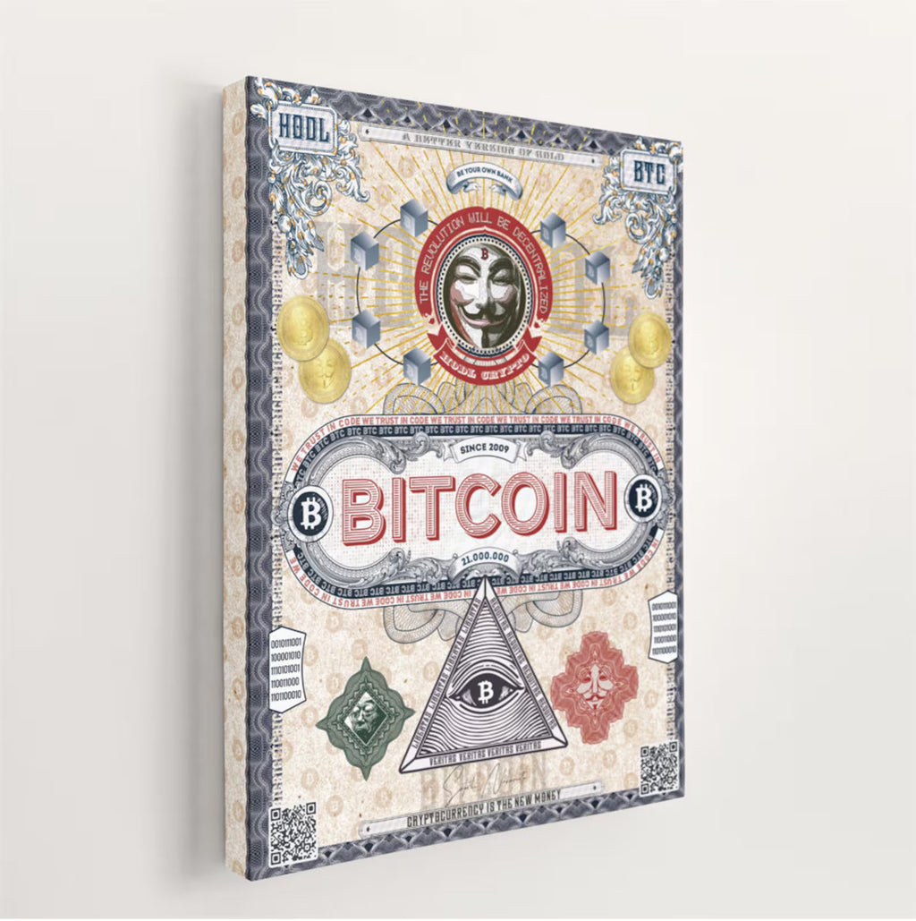 ビットコイン クリプト HODL ポスター