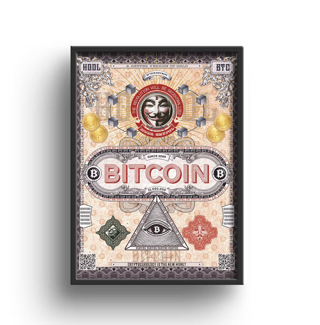 ビットコイン クリプト HODL ポスター