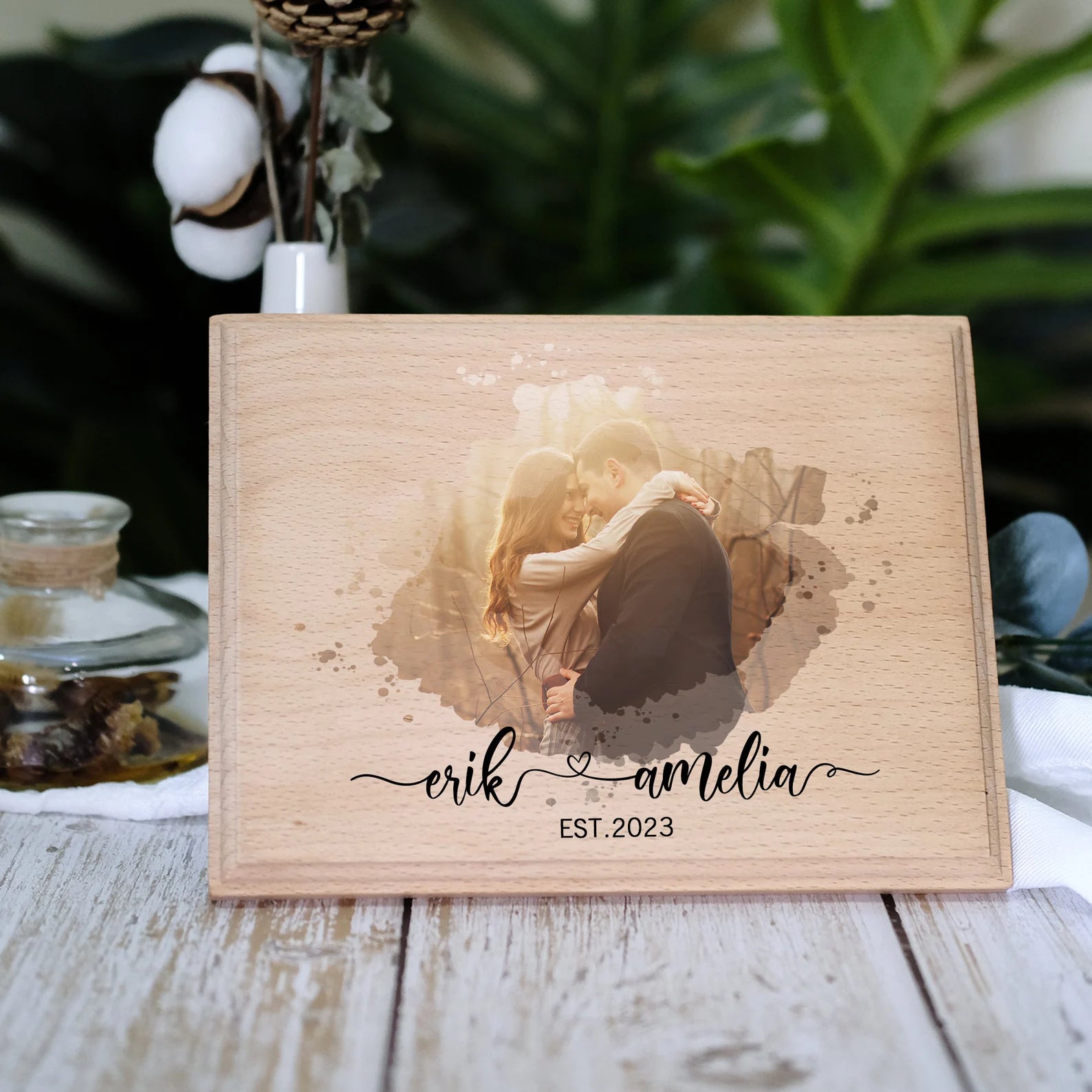 木製のカスタム写真