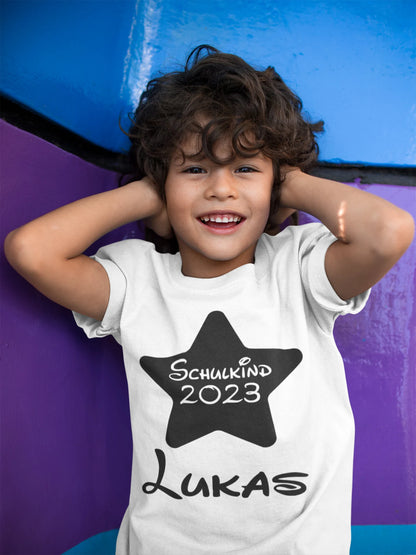 Store-style kids T-shirt ☆ Enter your name ☆