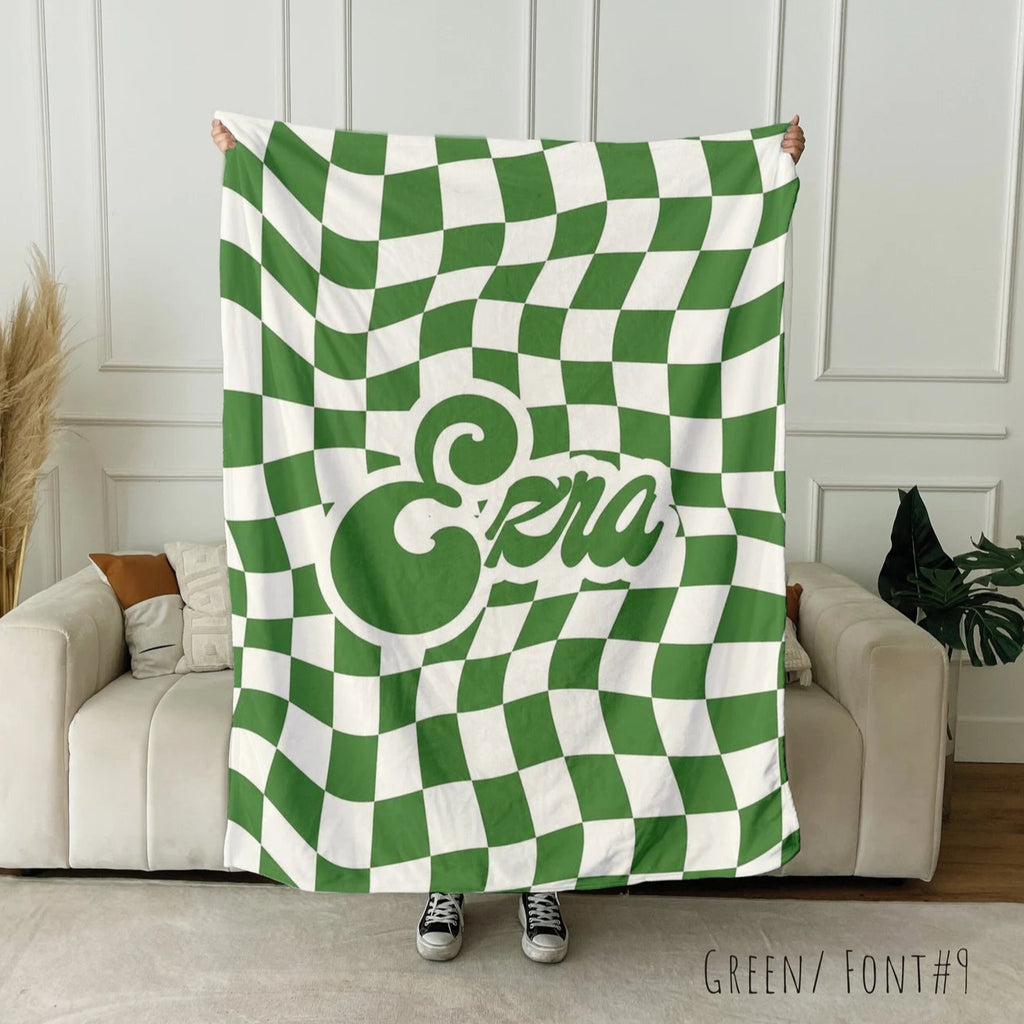 Customized Personalized Name Dinosaur Collection Blanket