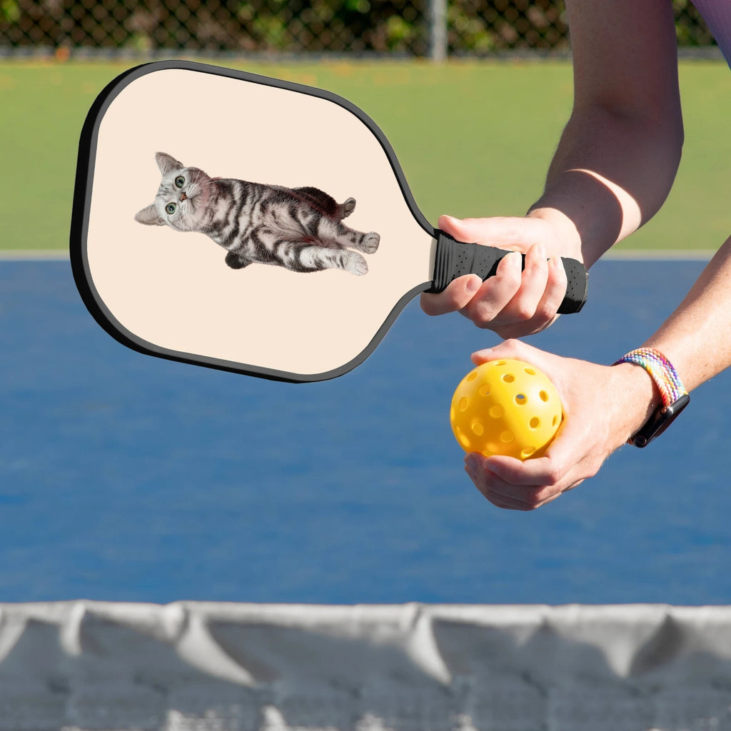 カスタムピクルボールパドル ペットの写真｜Pickle ball 炭素繊維