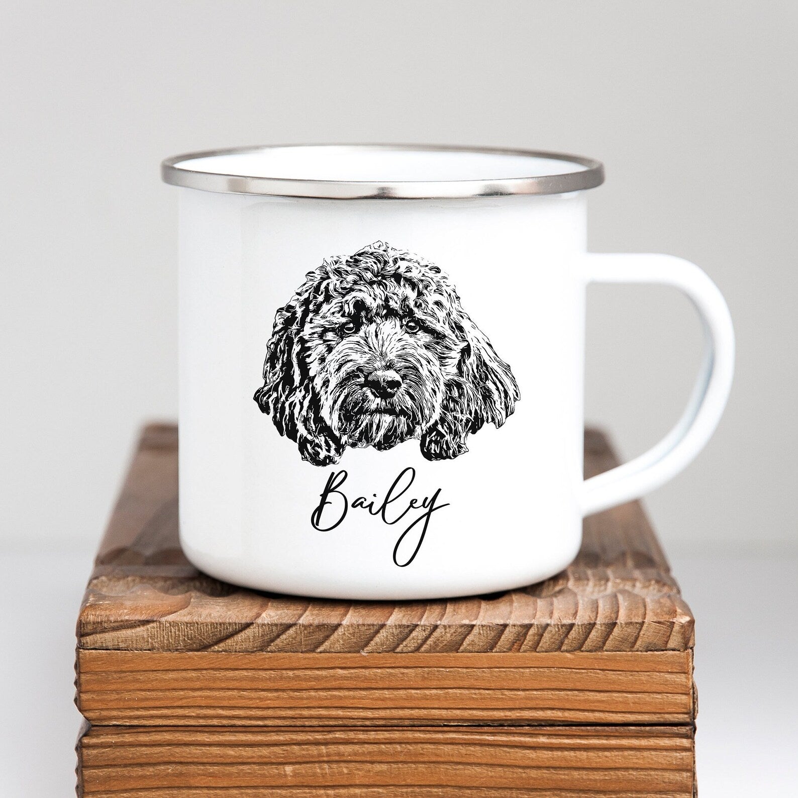 ♪カスタムペット エナメルキャンプマグ