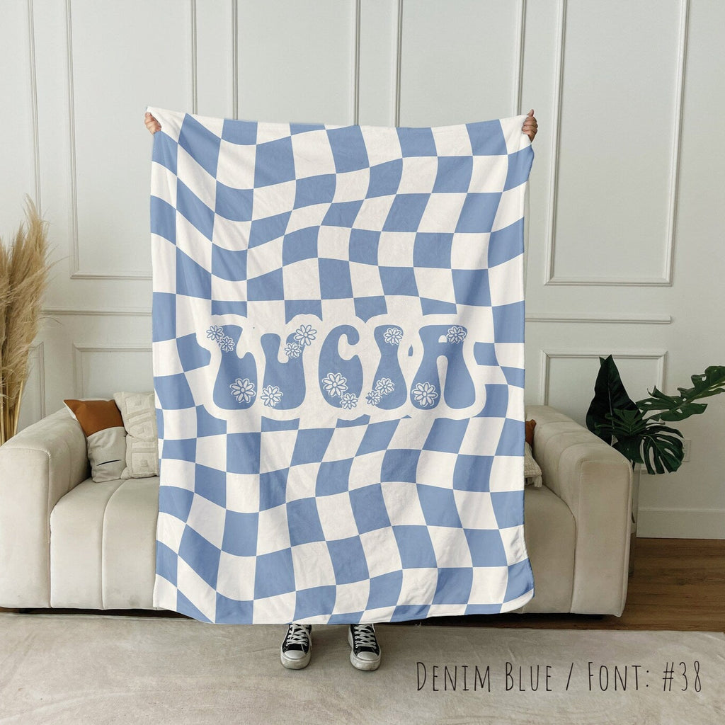 Customized Personalized Name Dinosaur Collection Blanket