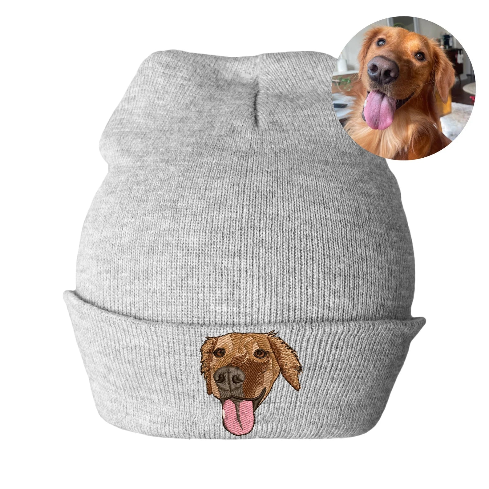オーダーメイド·ニット帽·かわいいペットのアイコンです【刺繍】🎵秋冬必須 - Fallook