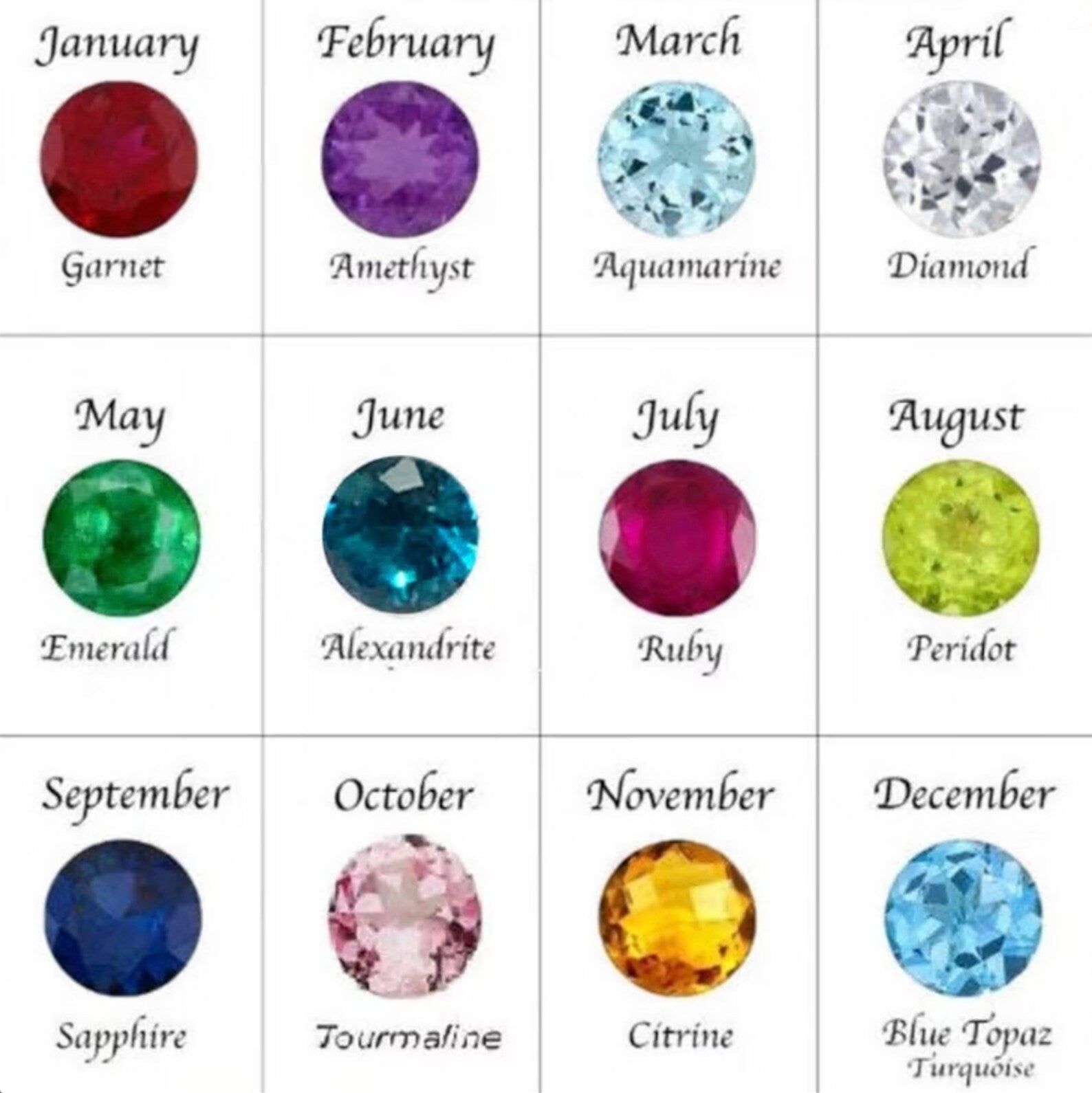 誕生石入り お名前刻印ブレスレット