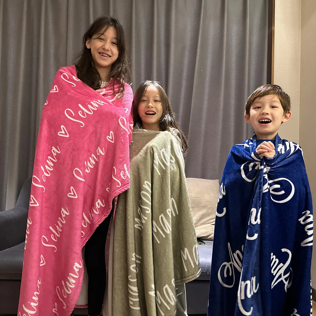 【地球】出産祝い 名前入りブランケット 男の子 女の子 赤ちゃん ベビー 子供  お祝い ギフト 誕生日プレゼント