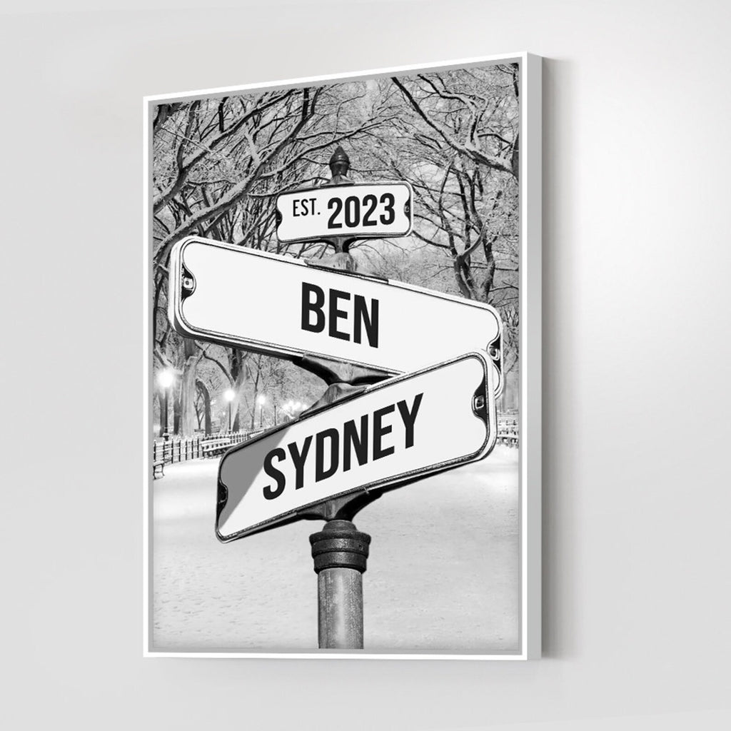 ❗️送料は無料 カスタムズック多色額縁 道路標識 掛け絵 ｜木