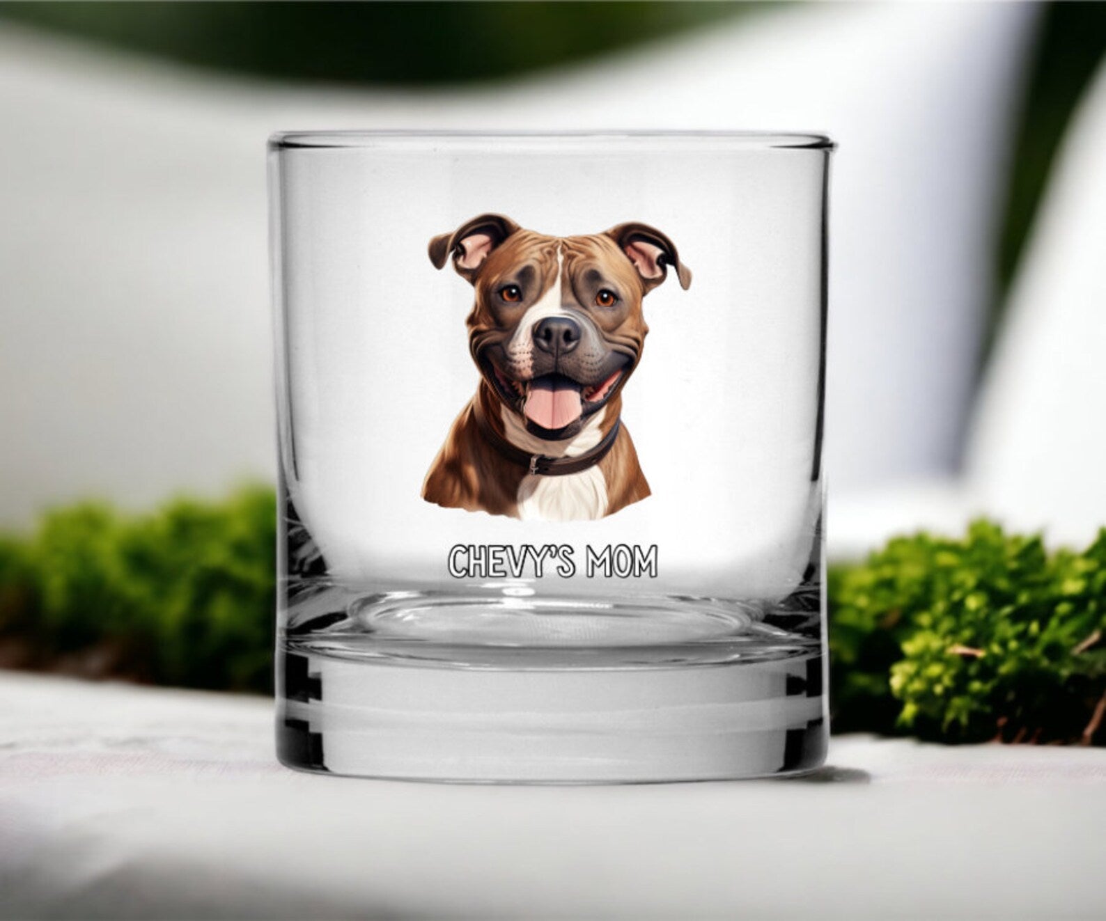 犬 猫 ペット 名入れ 写真 ロックグラス オーダーメイド