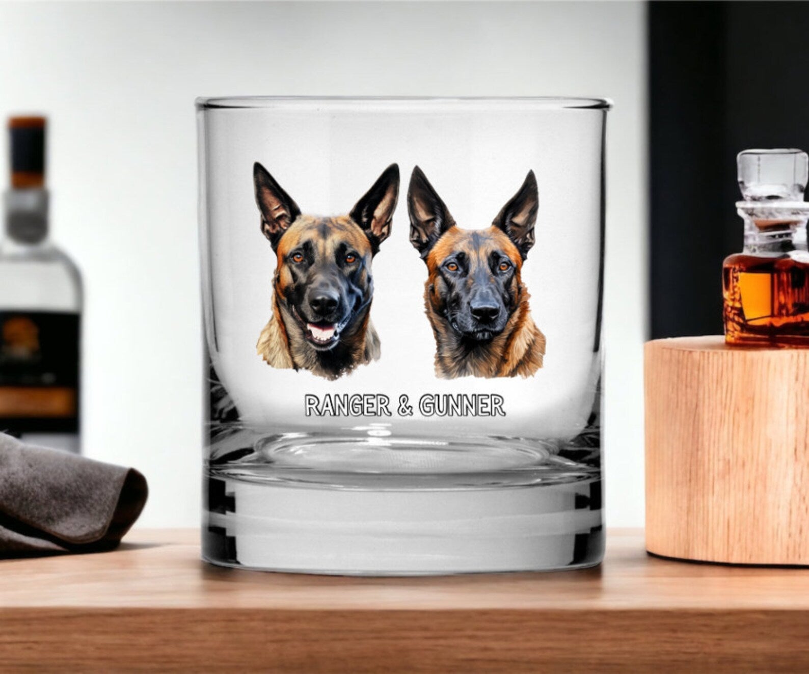 犬 猫 ペット 名入れ 写真 ロックグラス オーダーメイド