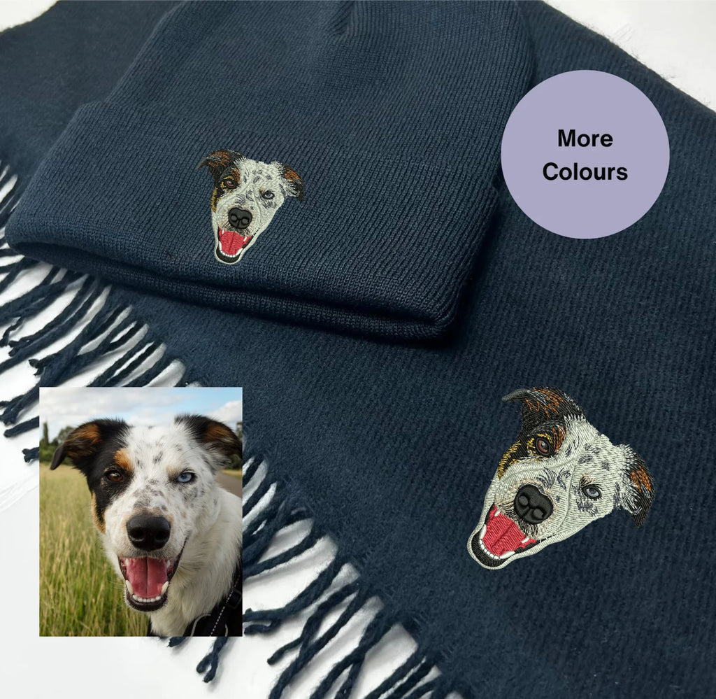 オーダーメイド·ニット帽·かわいいペットのアイコンです【刺繍】🎵秋冬必須 - Fallook